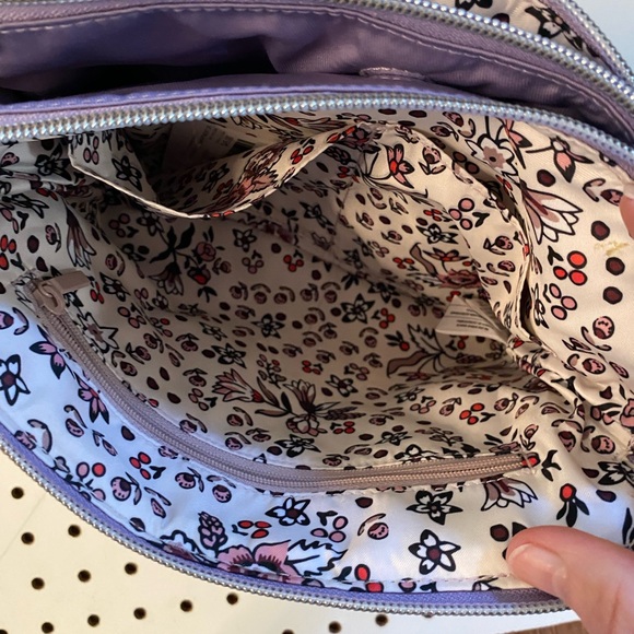 Vera Bradley Lilac Quilted Crossbody Bag - Picture 3 of 6